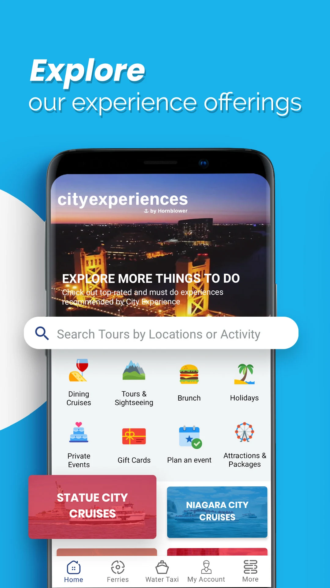 City Experiences screenshot
